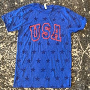 USA Puff Vinyl Star Shirt